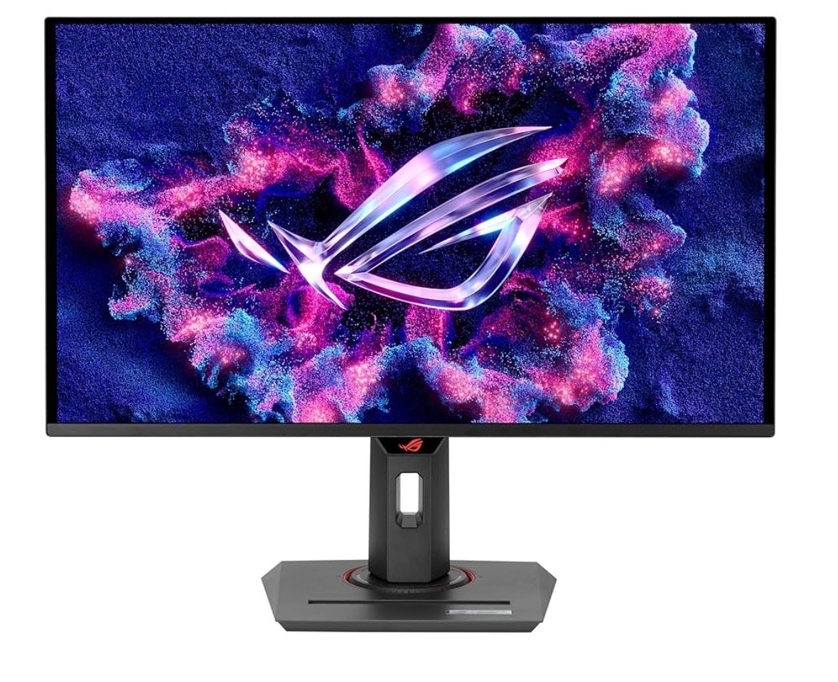 مۆنیتەری کایەی ئەسوس ڕۆگ سترێکس QD-OLED قەبارە 26.5 ئینچ 1440P (XG27ACDNG)